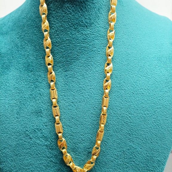 22crt Gold Hollow Chain