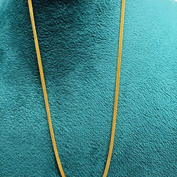 22crt Gold Machine Chain