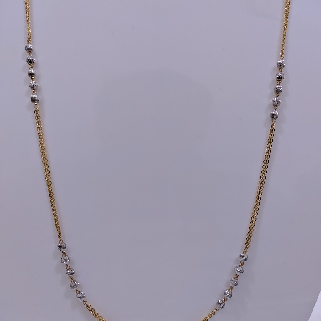 fancy rhodium chain