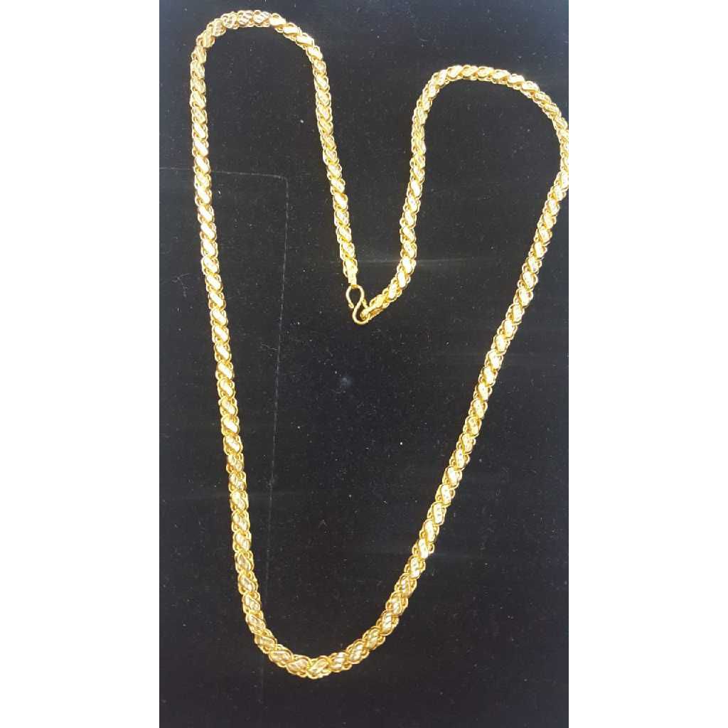 916 Gold Hollow Machine Chain - Image 2