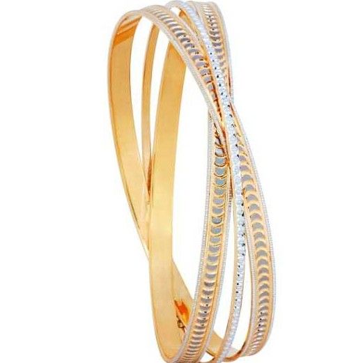 916 Gold Super Trio Bangle
