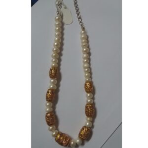 gold work necklase