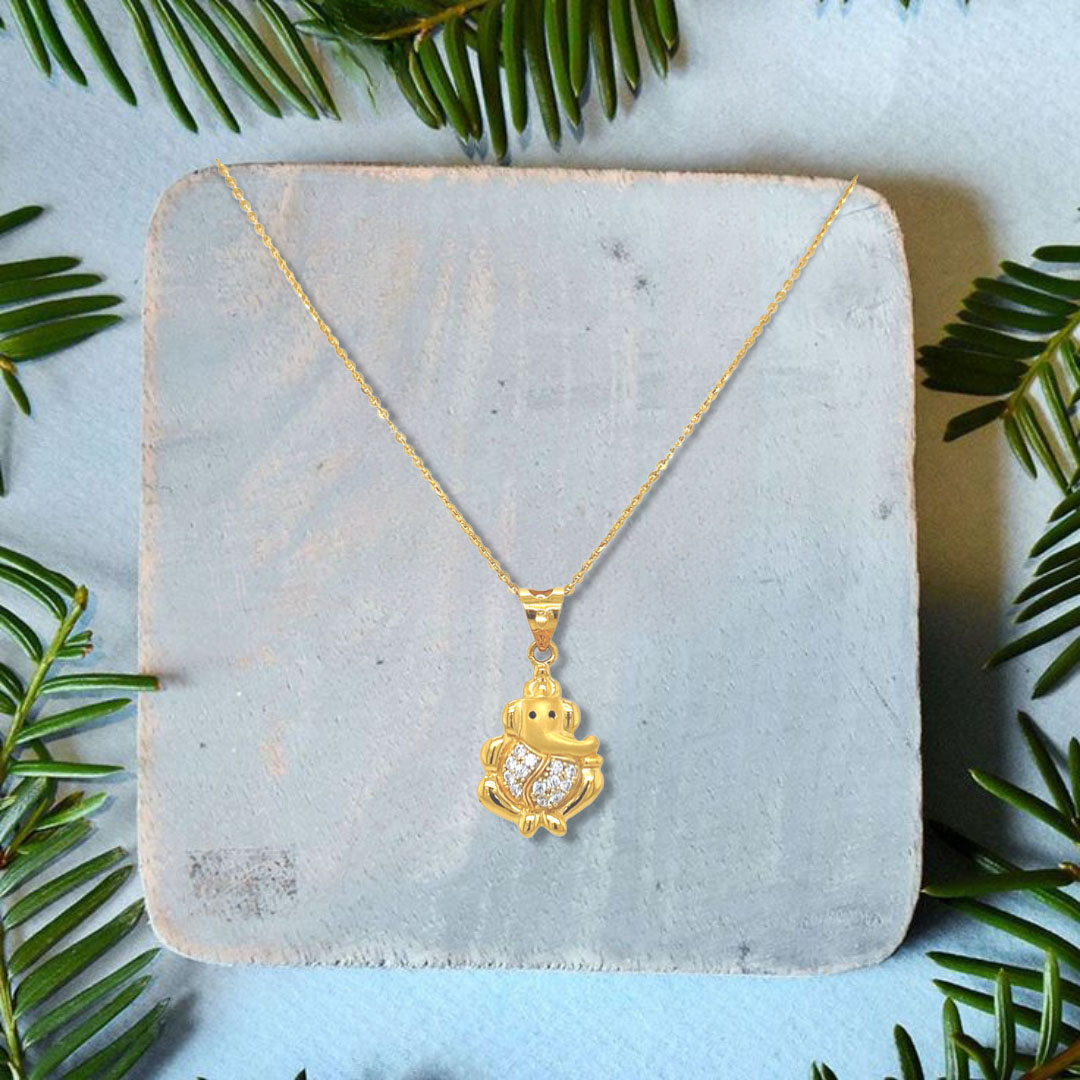 Gajanana Gold Pendant