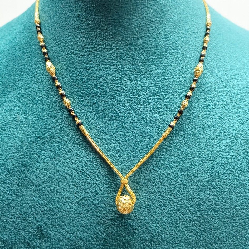 22crt Gold Fancy Mangalsutra Chain