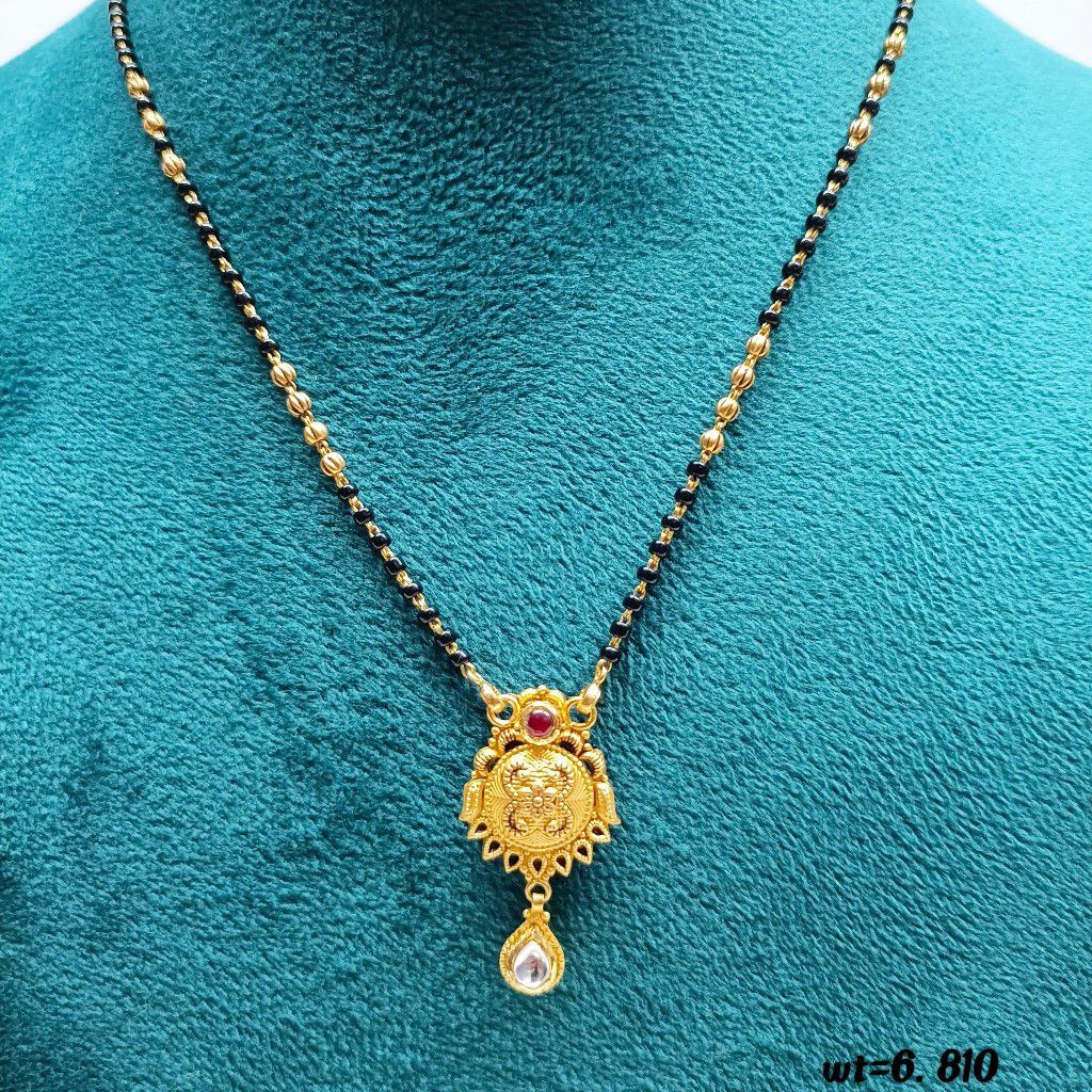 916 gold lightweight mangalsutra