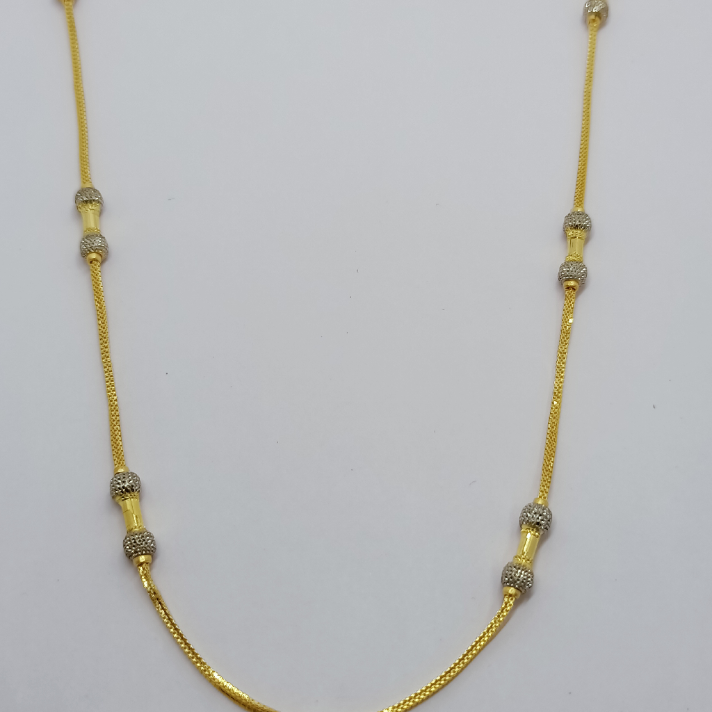 Plain fancy gold chain