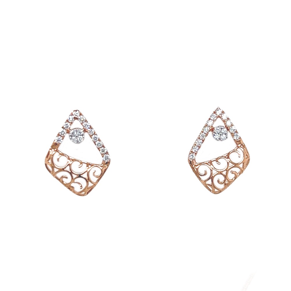 18k gold madhura diamond pendant set