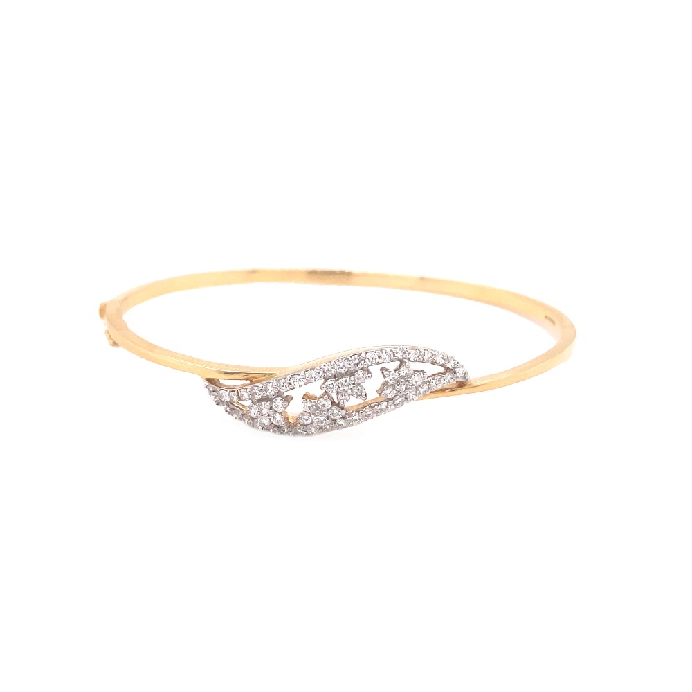 criss Cross studded diamond bracelet