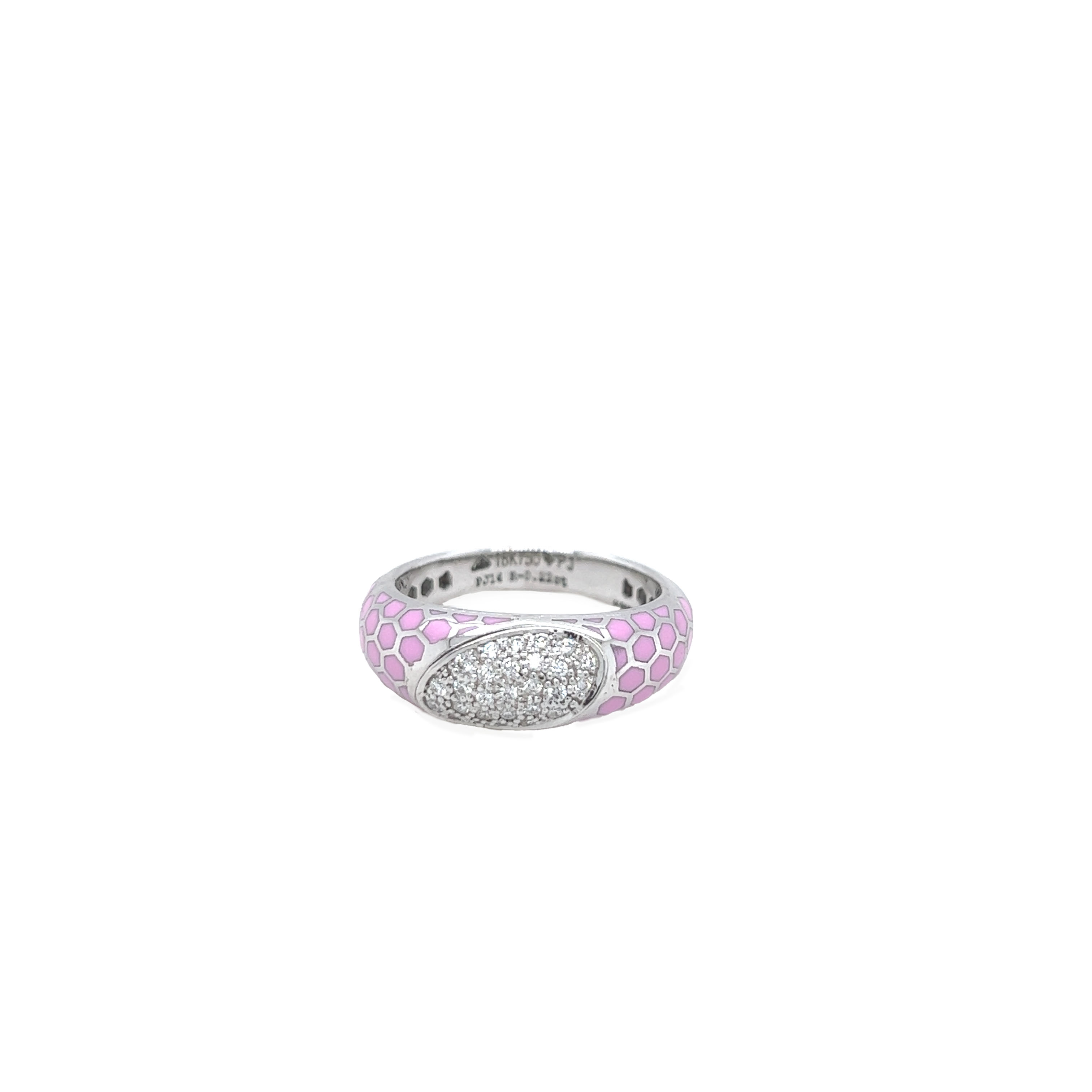 18k Gold Captivating Floral Diamond  Ring