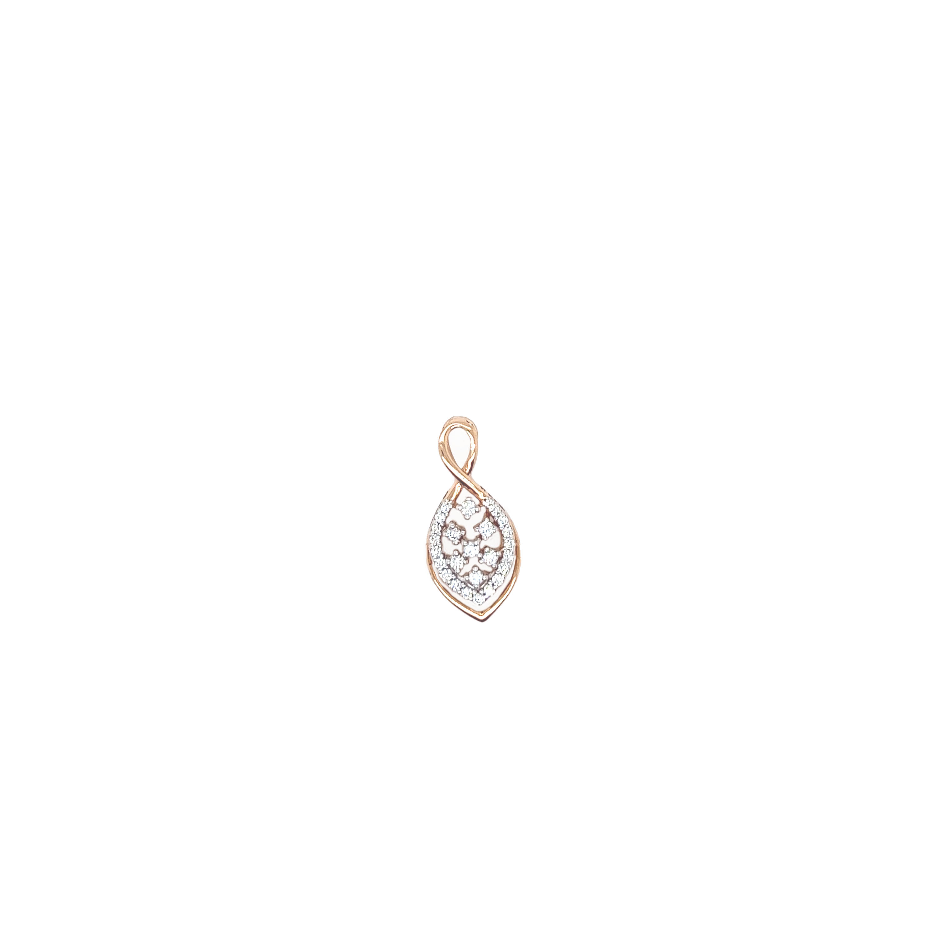 18k gold diamond pendent