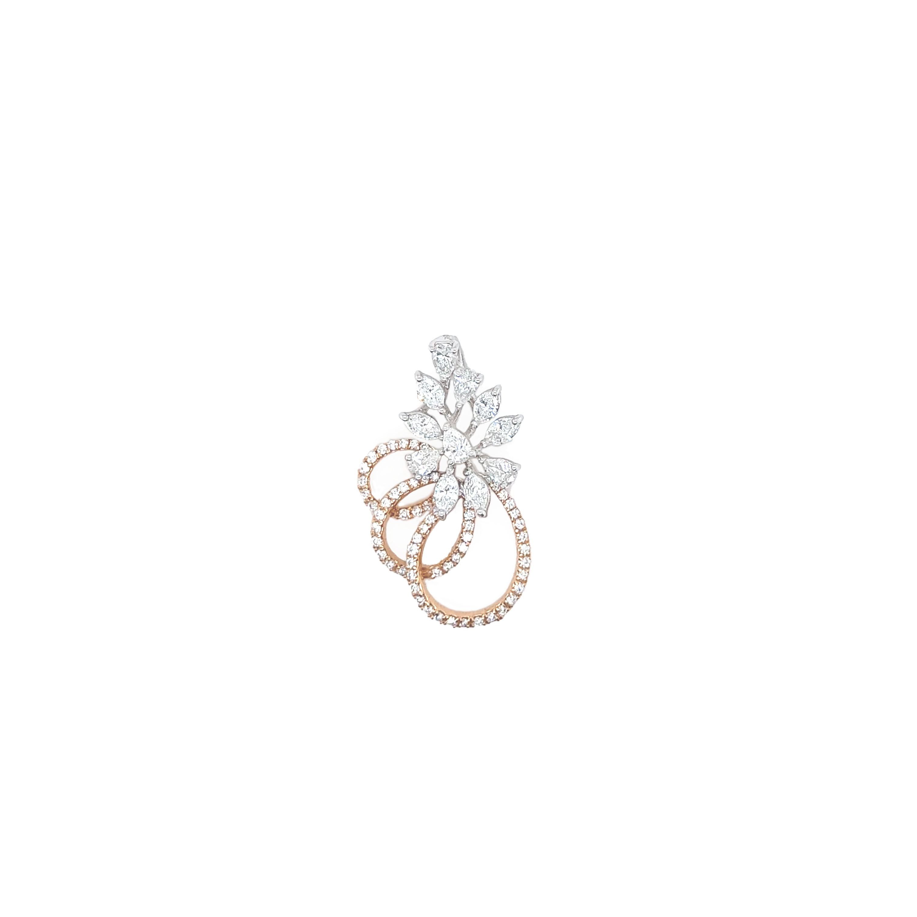 18k gold diamond pendent