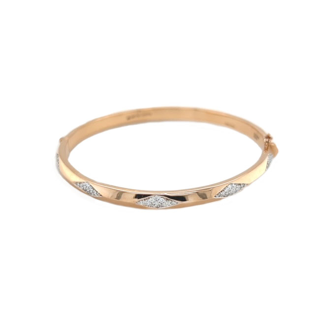 18k Gold  Diamond Opulent Traditional  Bracelets