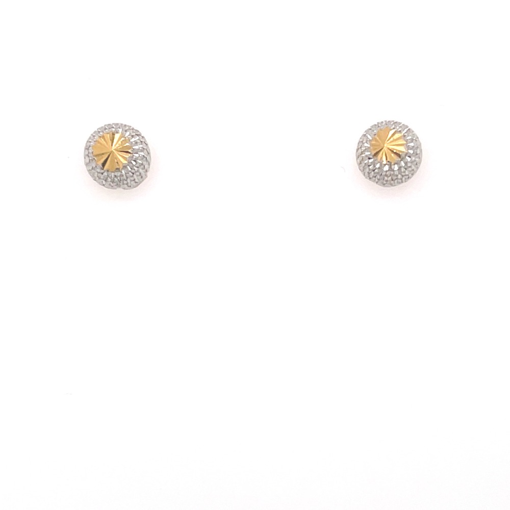 Kids round stud earrings