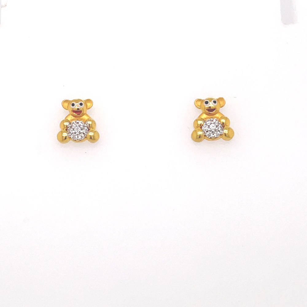 Kids teddy earrings