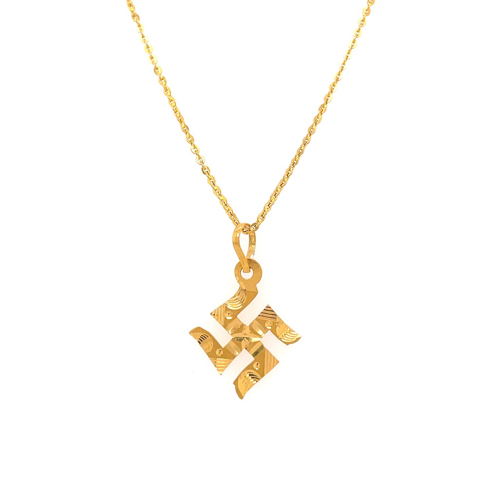 Kids swastik pendant