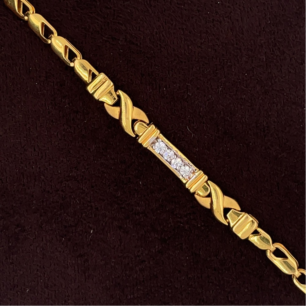 Gold Diamond Bracelet