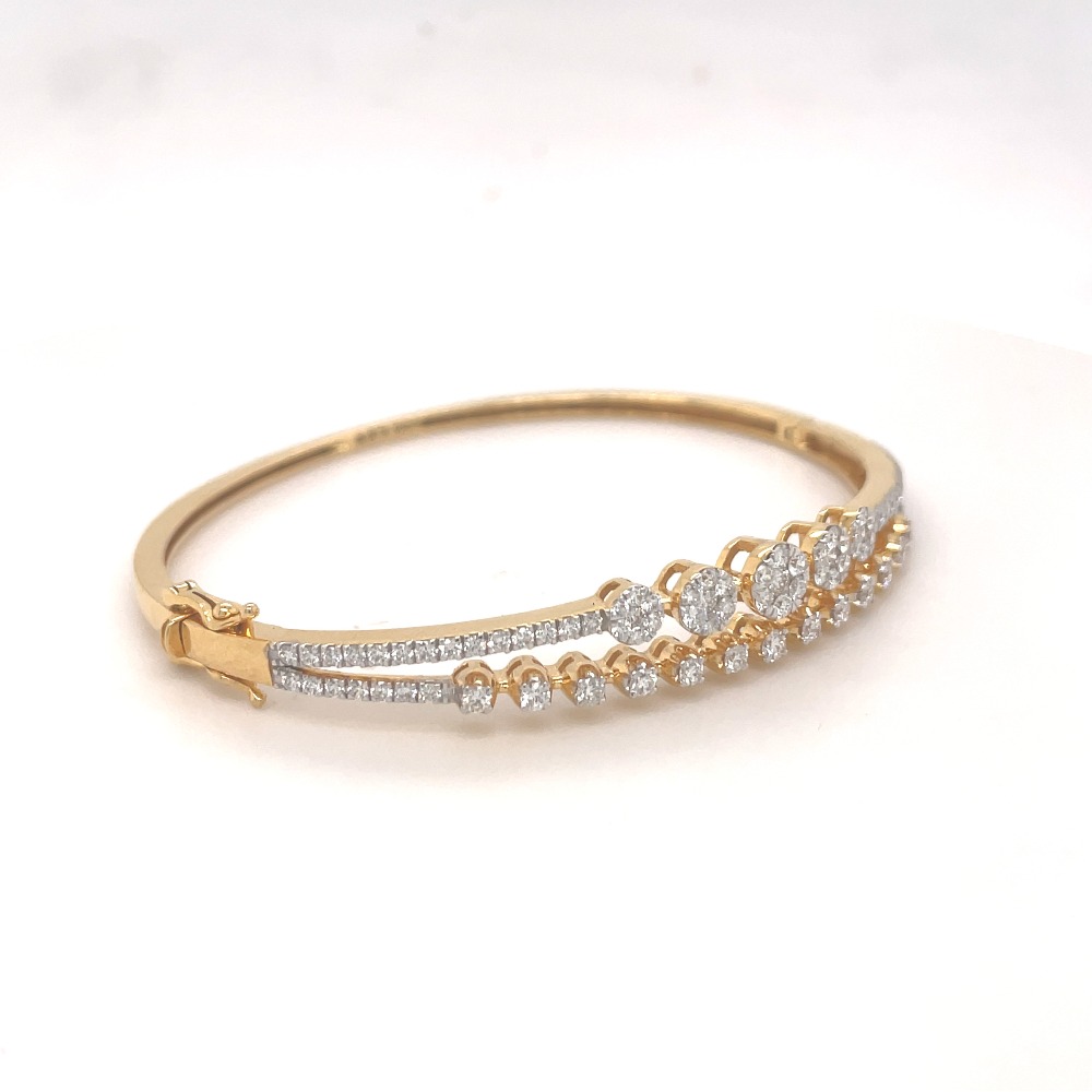 Dainty Fern Diamond Bracelet