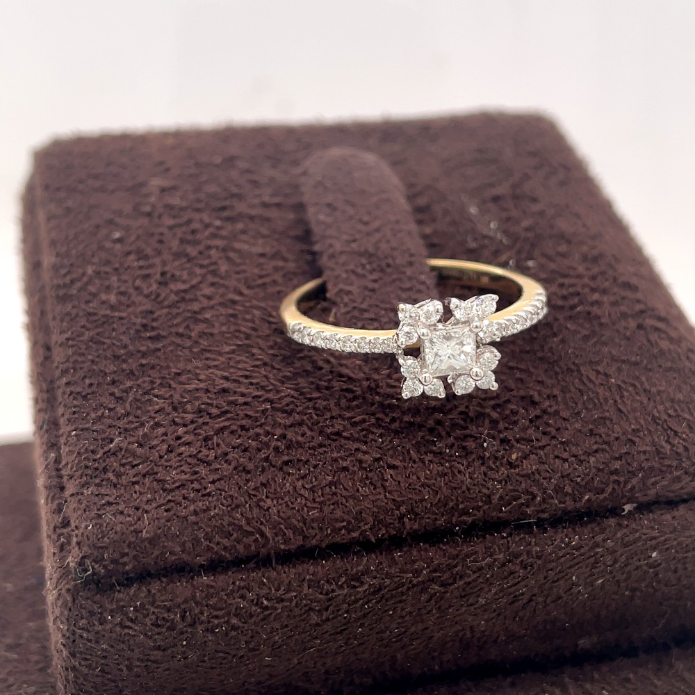 Duo Sparkle Diamond Ring