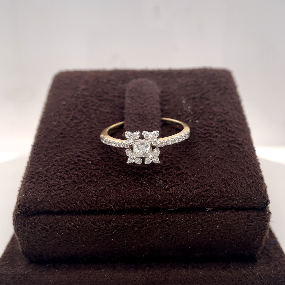 Duo Sparkle Diamond Ring