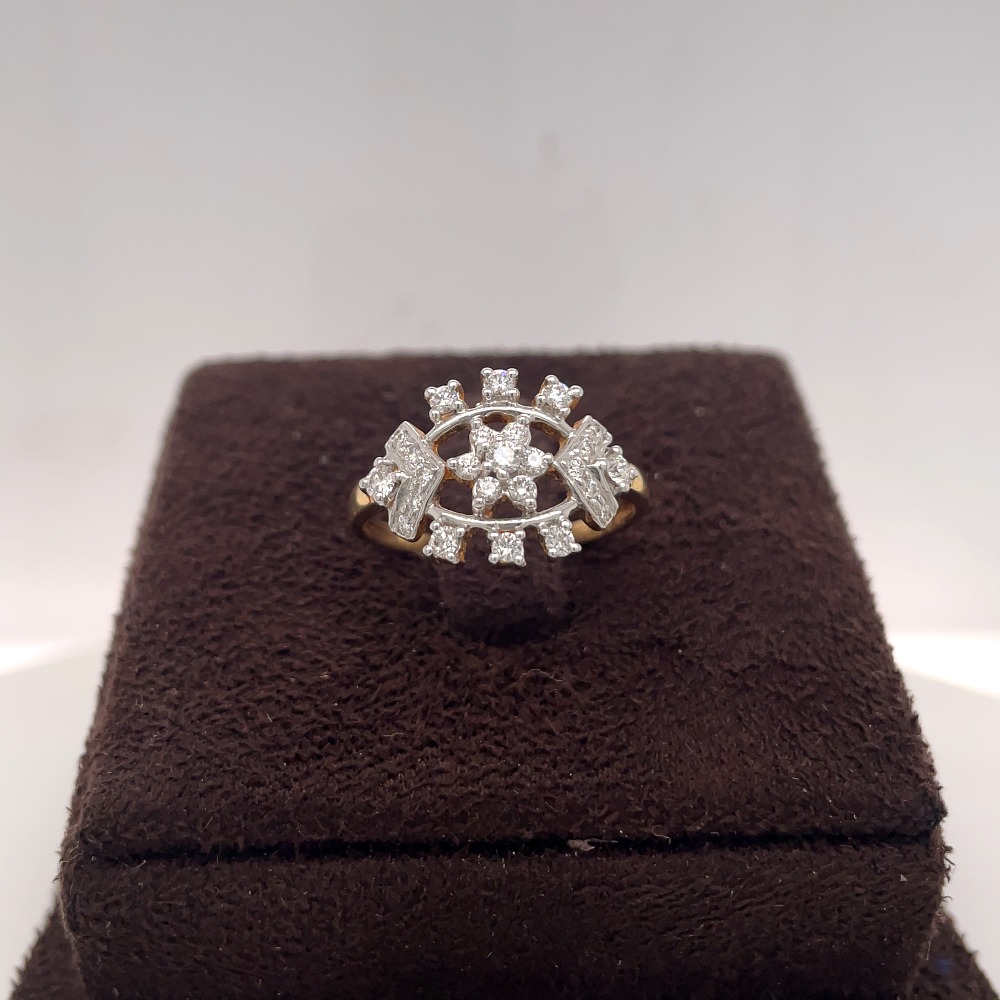 Classic Treble Diamond Ring
