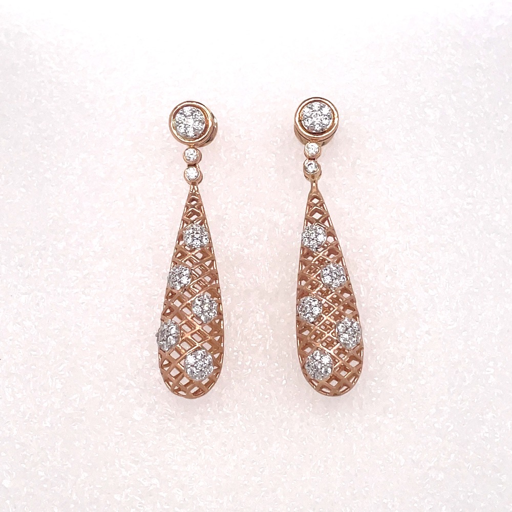 Gold earrings
