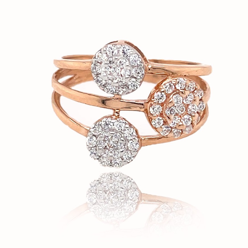 Gold stylish ring for women rl18/275