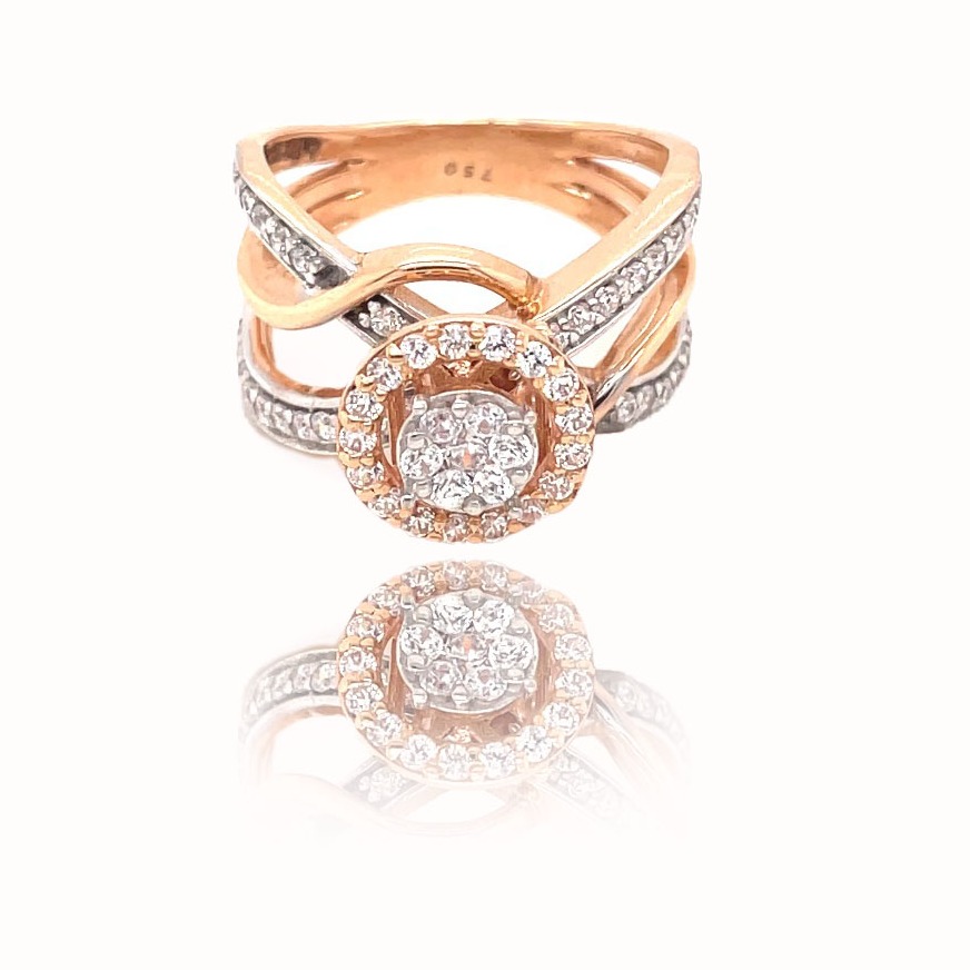 Gold Beautiful Diamond Ring