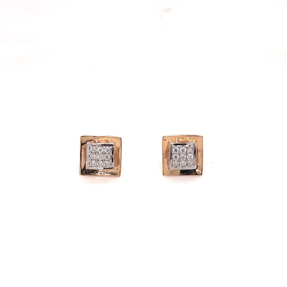 Square stud earrings
