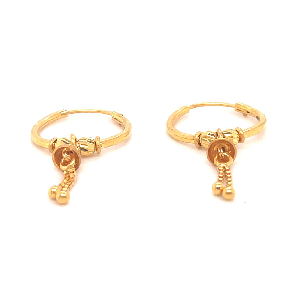 Traditional bali hoop earring