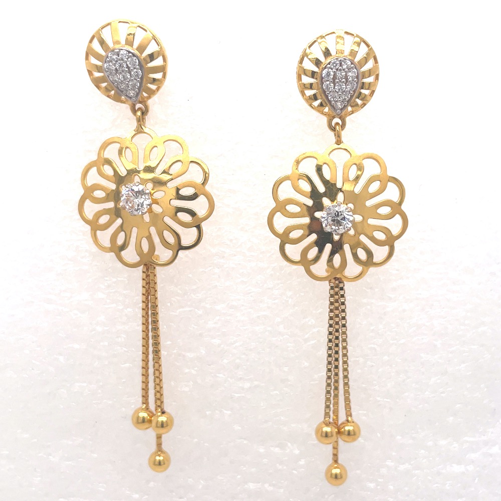 Floral earrings