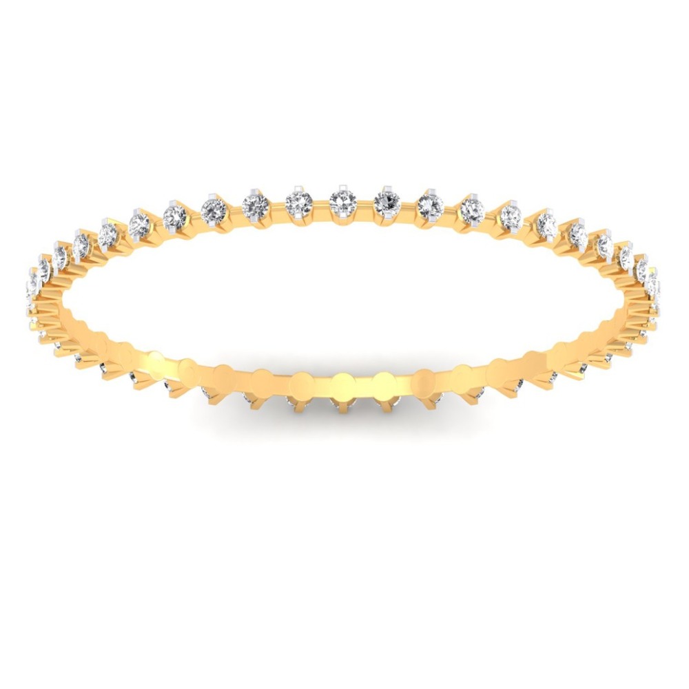18K / 7 50 Classic Diamond Bangle