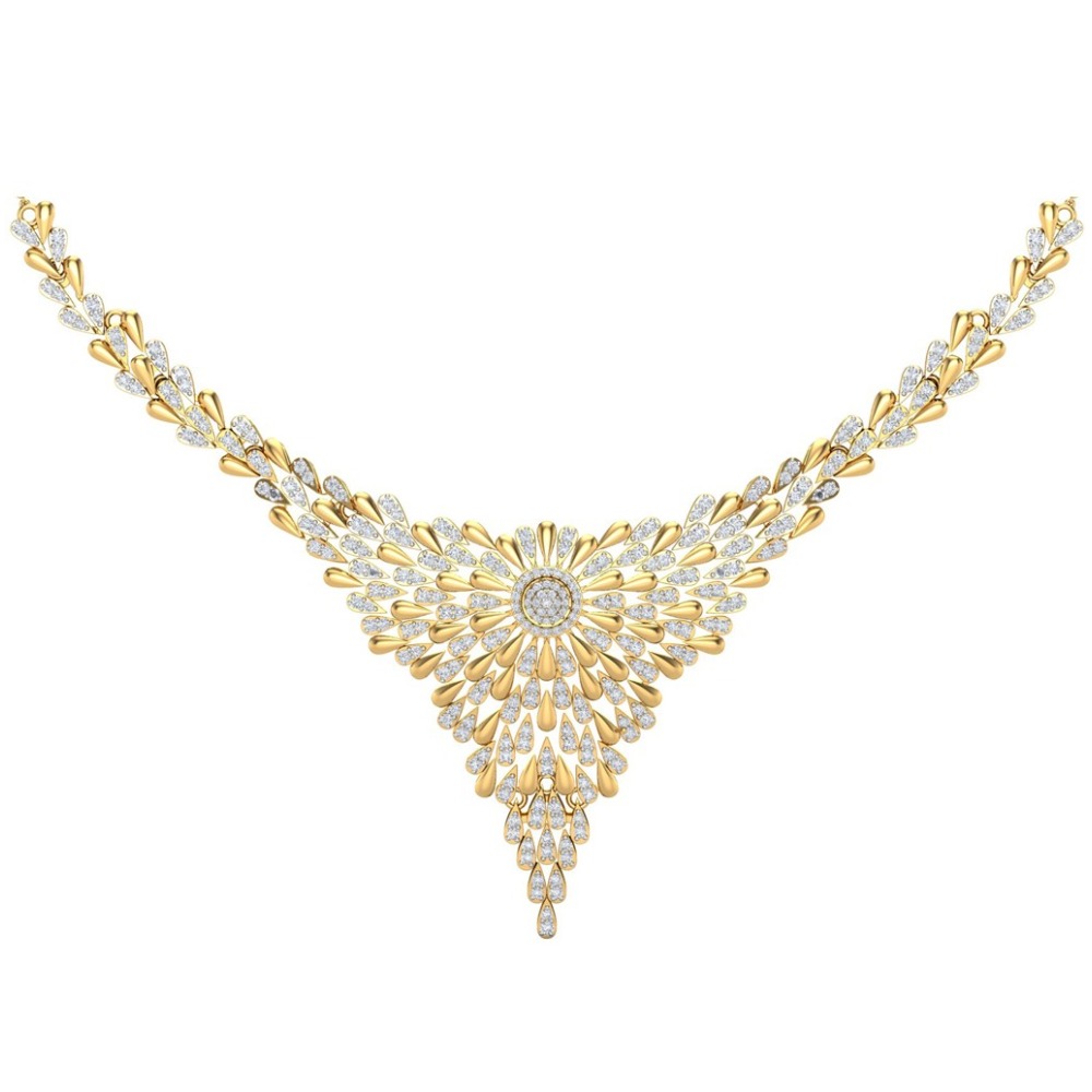 18K / 750 Celine Diamond Necklace
