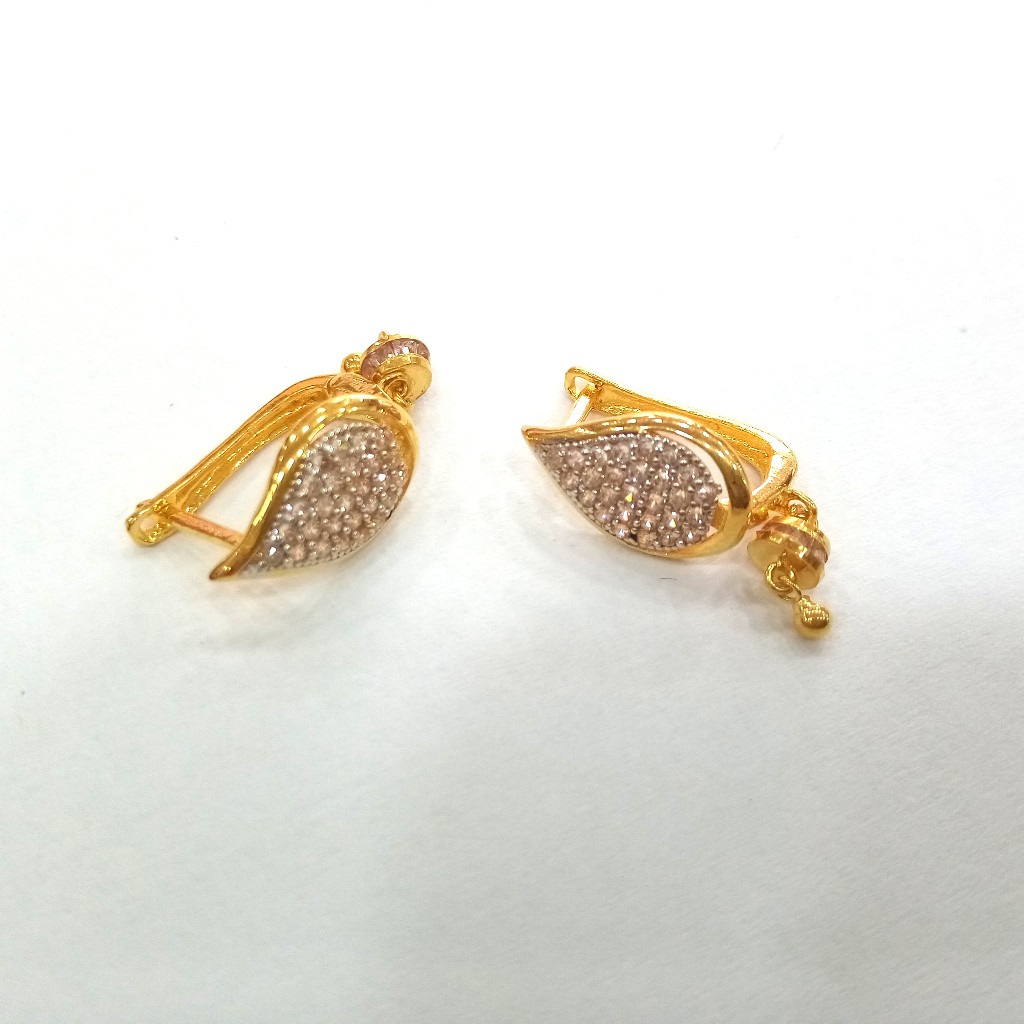 18k gold sertified diamond ladies bali