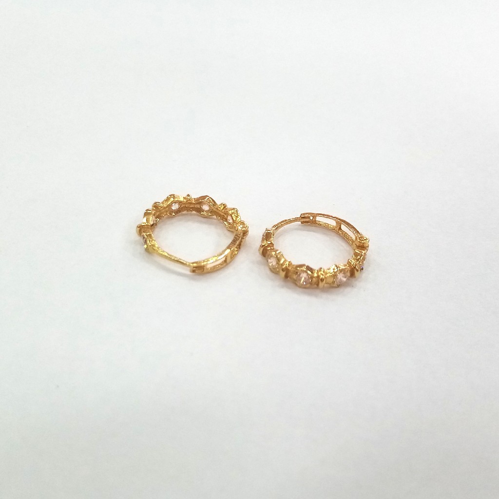 22k gold diamond ladies bali