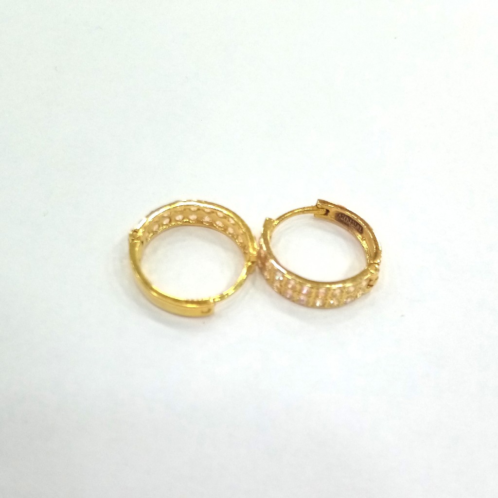 22k gold diamond ladies bali