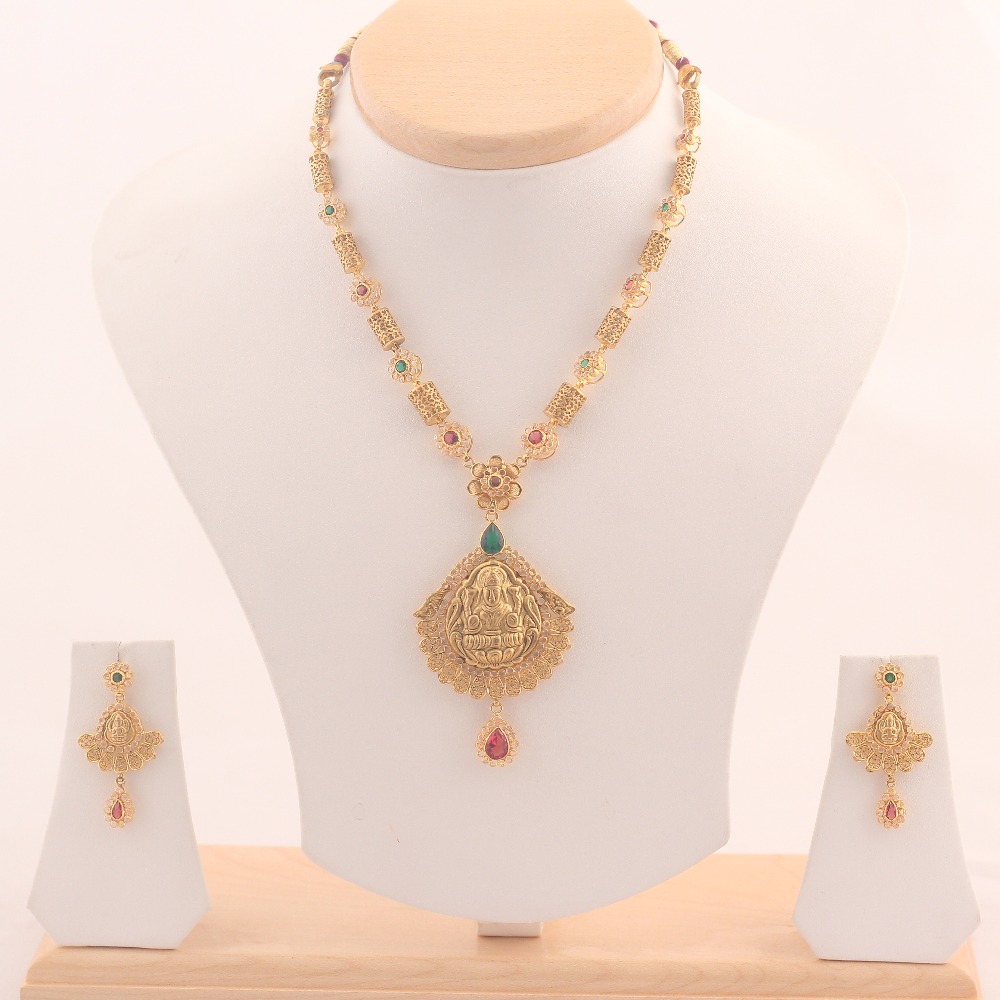 22 kt best Temple collection necklace set