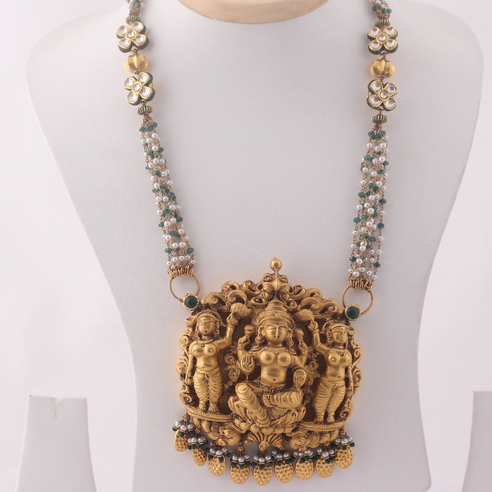 Temple Designer Gold Necklace Pieces
