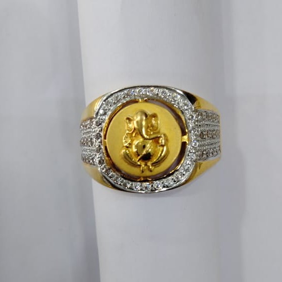c.z ganeshay ring