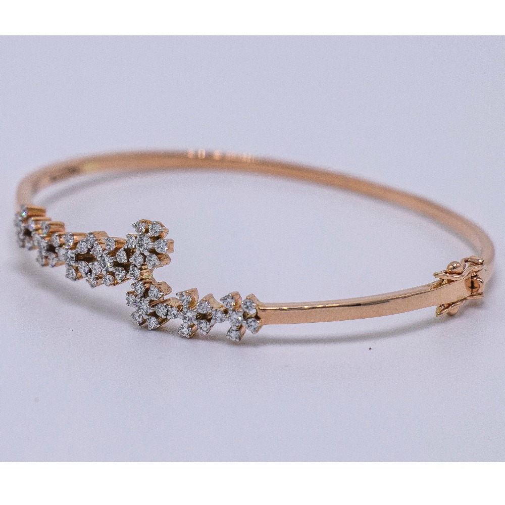 14K gold diamond bracelet agj-br-69