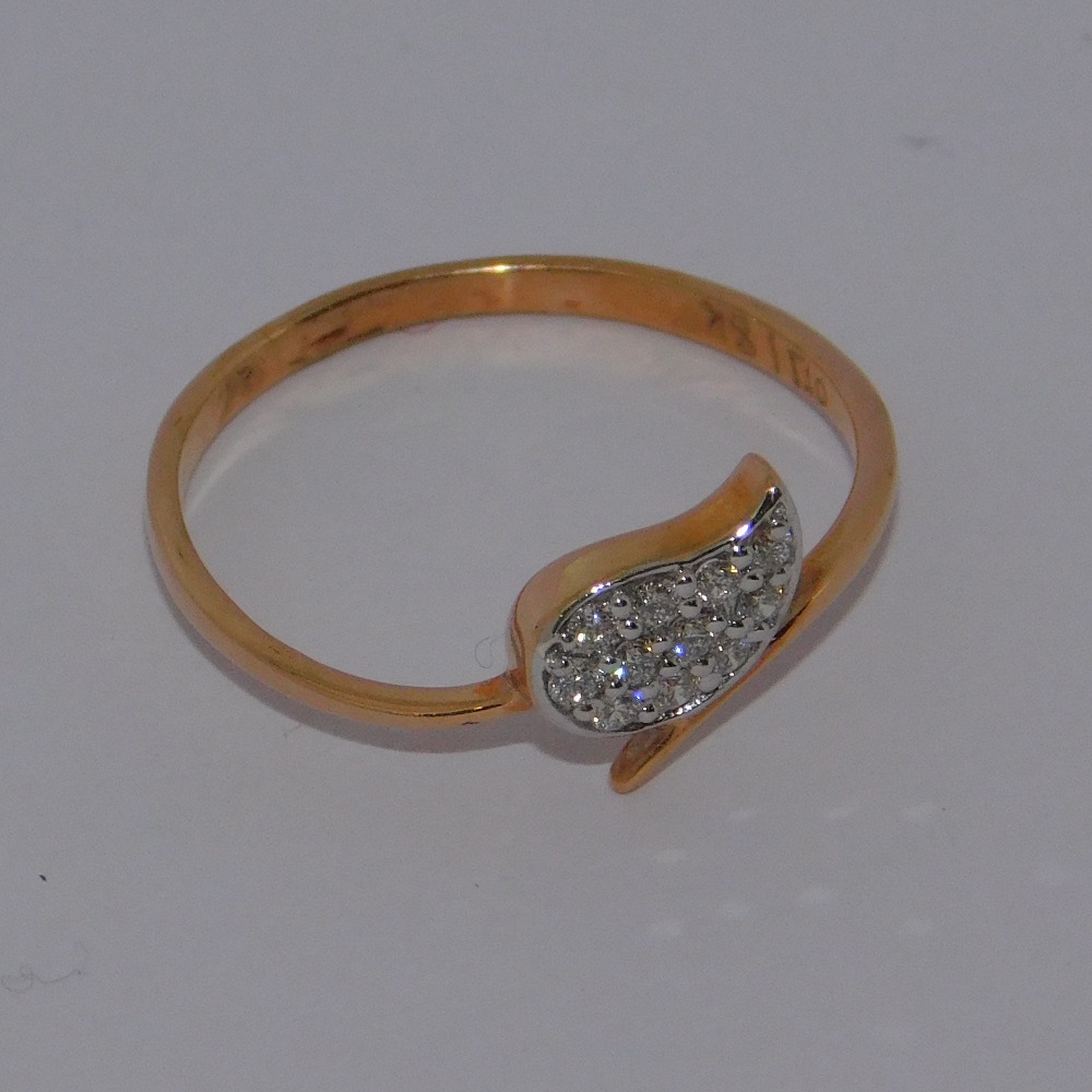 18K gold diamond ring agj-lr-249