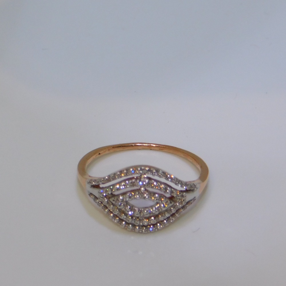 18K gold diamond ring  agj-lr-238