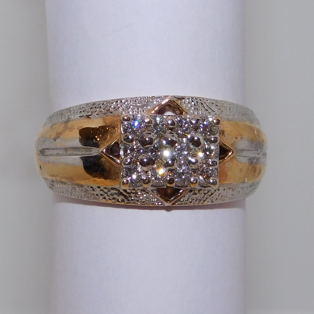 18K gold diamond ring agj-gr-153