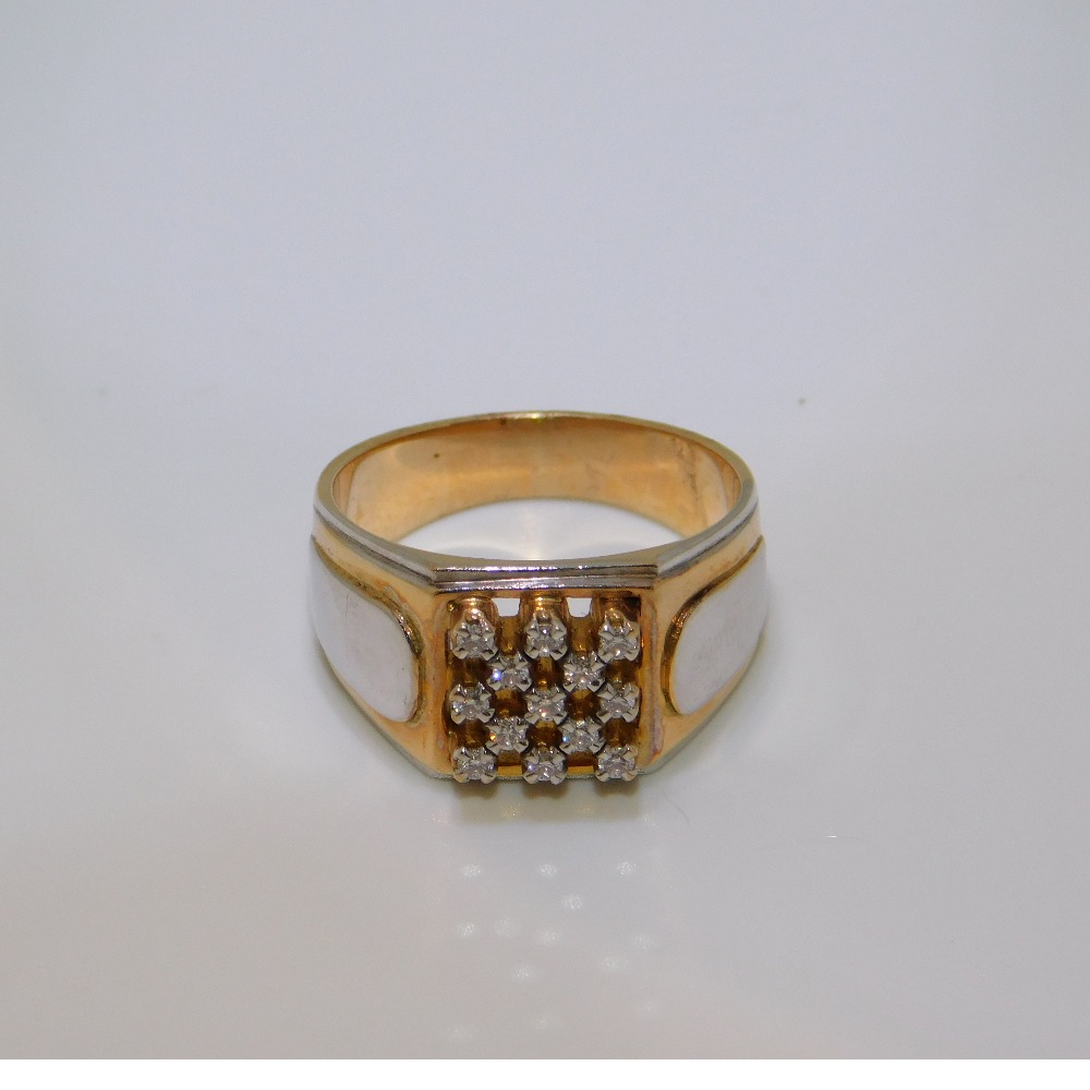 18K gold diamond ring agj-gr-213