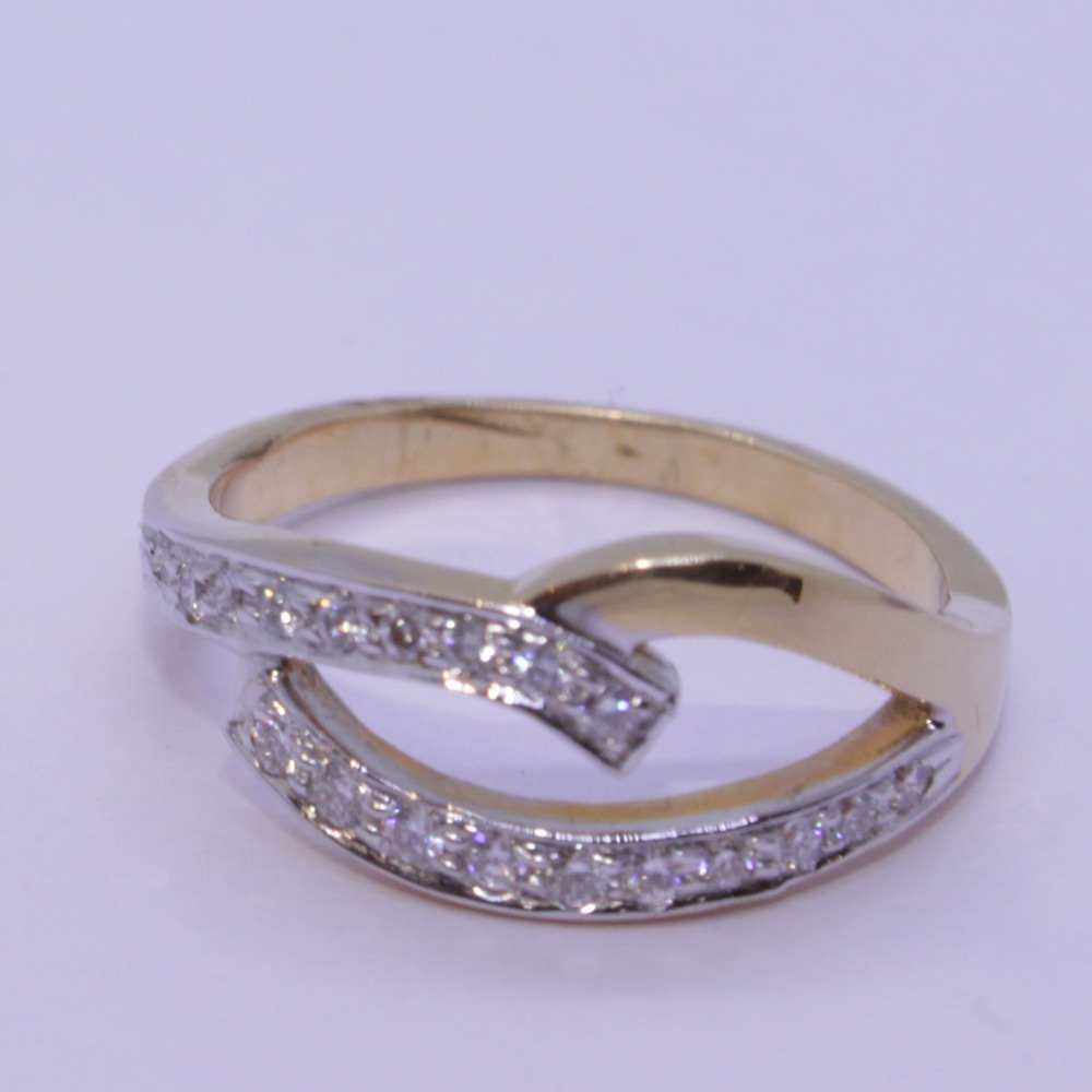 18K gold diamond ring agj-lr-97