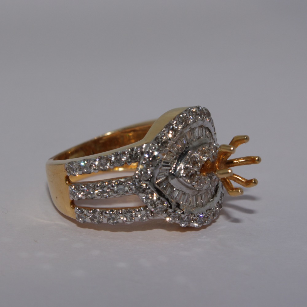 18K gold diamond Ring agj-Lr-42