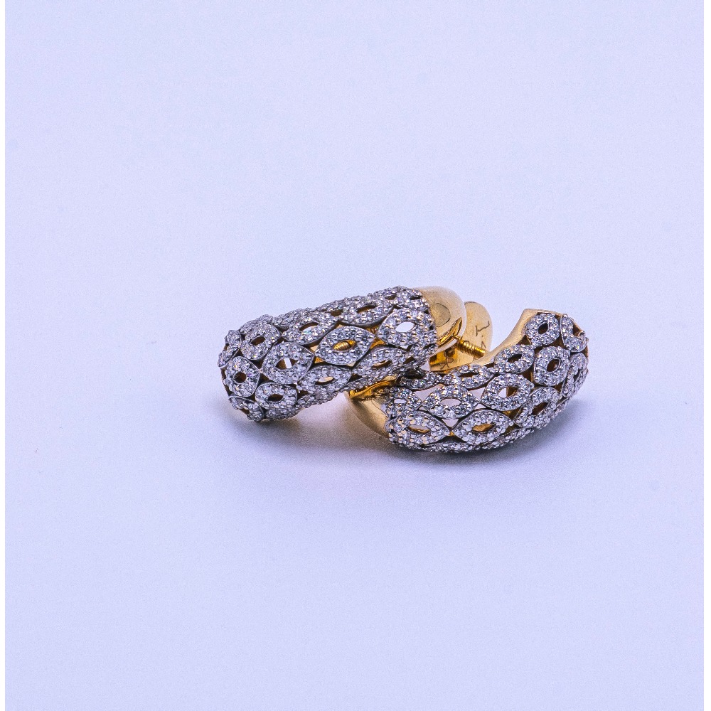 18k gold diamond bali agj-er-150