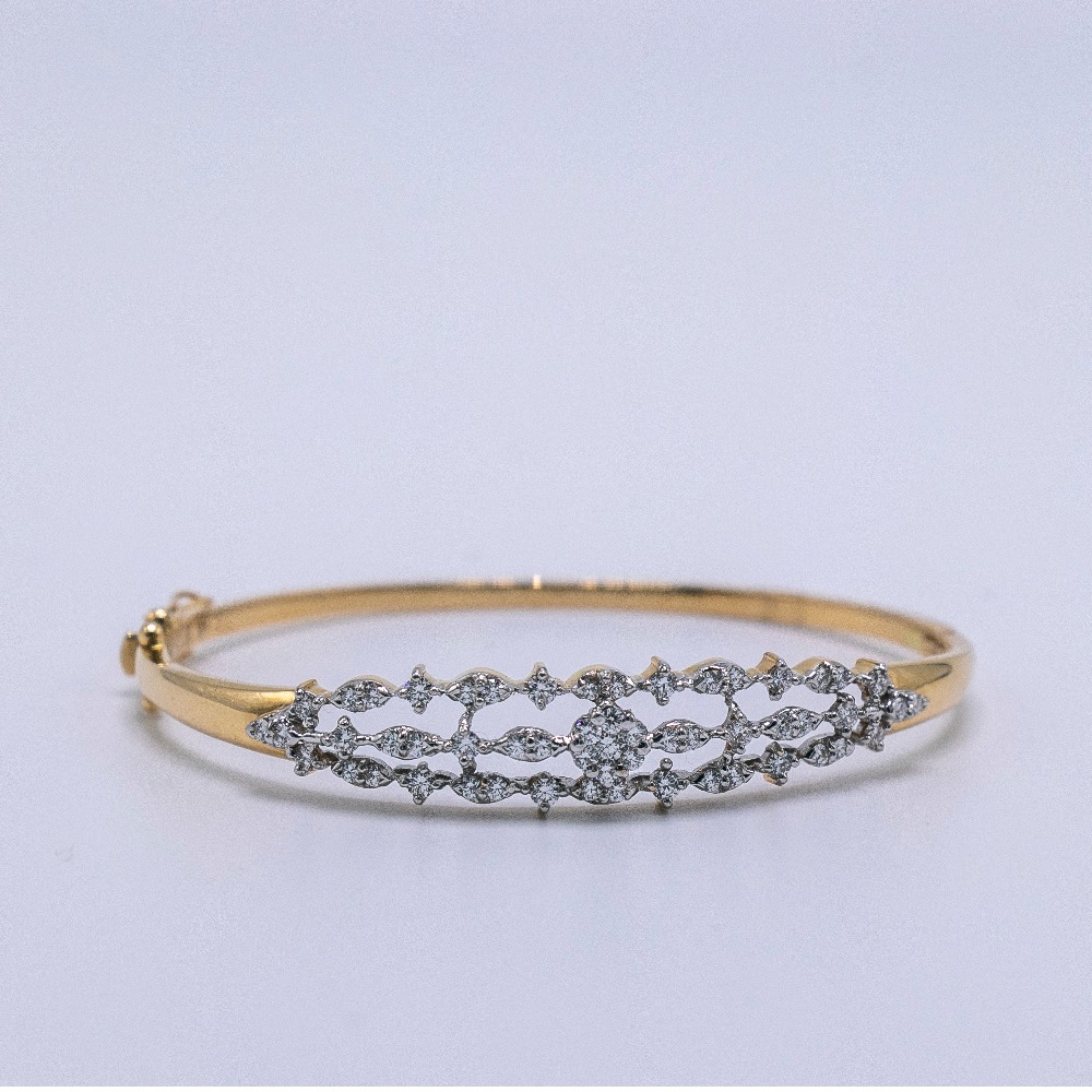 18k gold diamond ladies bracelet agj-lb-03