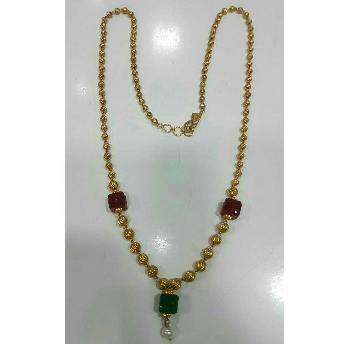 22KT Gold Antique Moti Mala