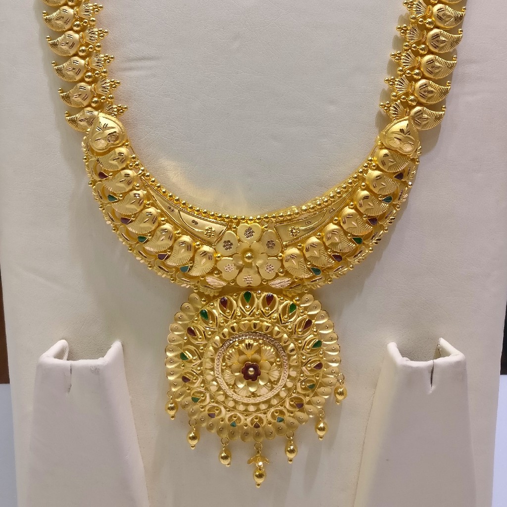 22kt gold coimbatore haram set