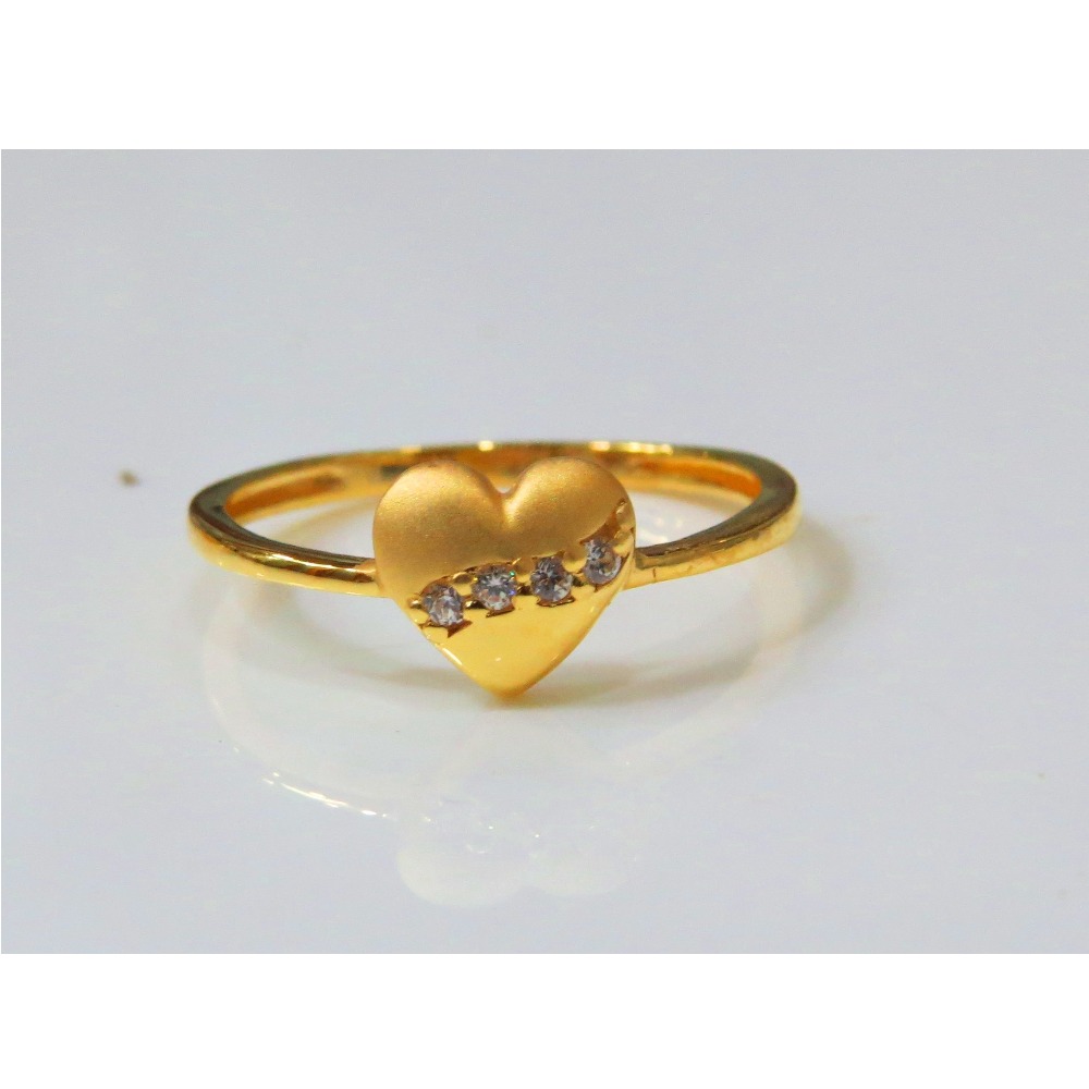 22kt Gold Cz Casting Ladies Ring